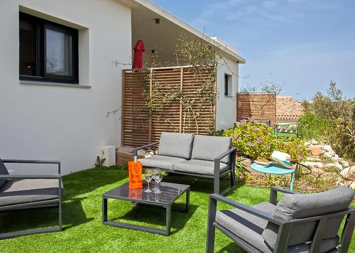 Tramontana Au Calme à 7 Min Des Plages Piscine Partagée Chauffée Bbq Appartement